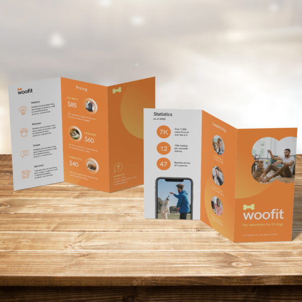 Z-Fold Leaflets (6 sides)
